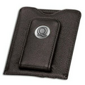 Black Cameo Credit Card Money Clip Wallet w/ Enamel Insert